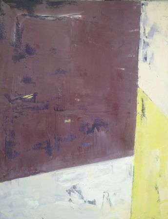 Abstraction marron et jaune (81/65) 04/2014